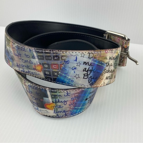 Vintage Y2K Lentricular Hologram Belt 38 inches - Picture 2 of 8